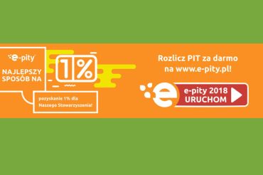 Przekaż nam 1% Dziękujemy i prosimy o jeszcze…