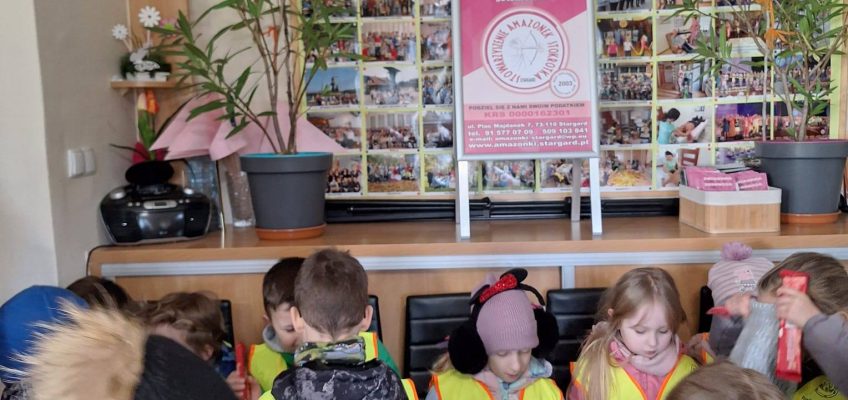 Wizyta dzieci z Przedszkola Miejskiego Nr 4 im. Jana Brzechwy